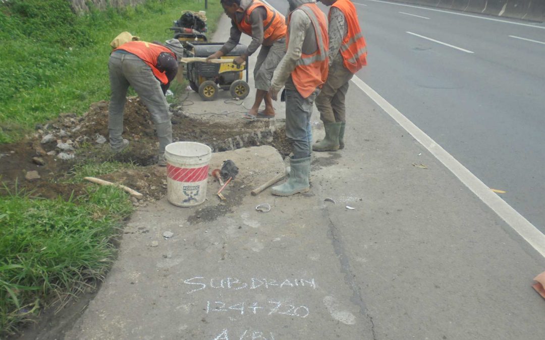 Perbaikan Pemeliharaan Grouting, Patching Aspal, Subdrain Cipularang 2016