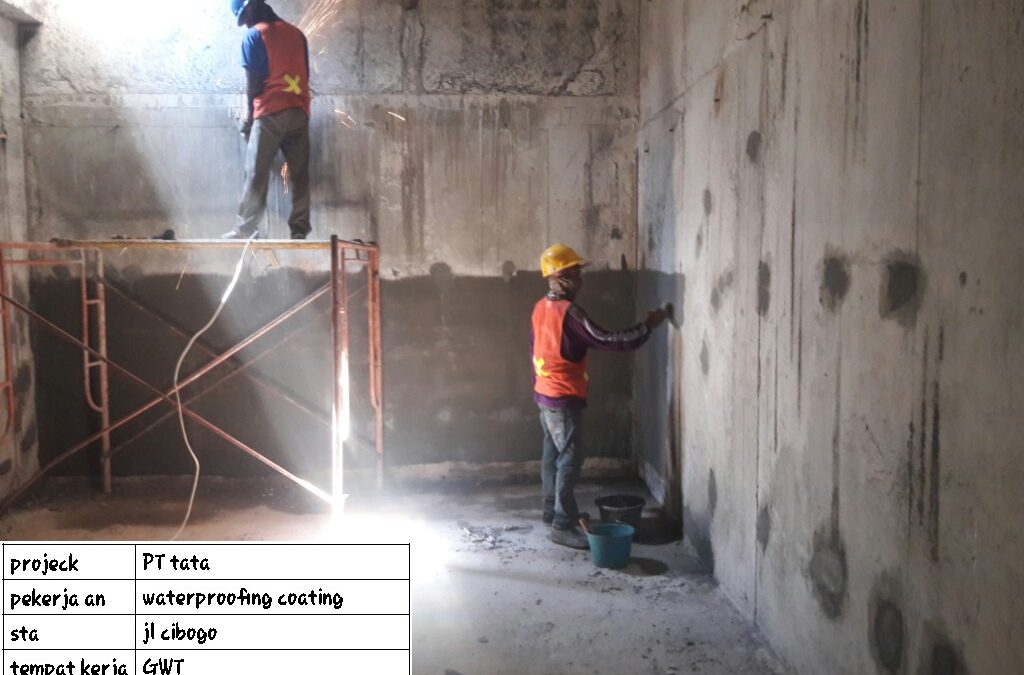 Proyek PT Tata Waterproofing Coating Cibogo 2019