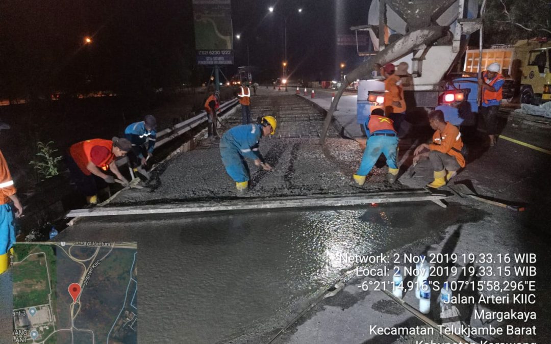 Perbaikan Ruas Jalan Arteri KIIC 2019